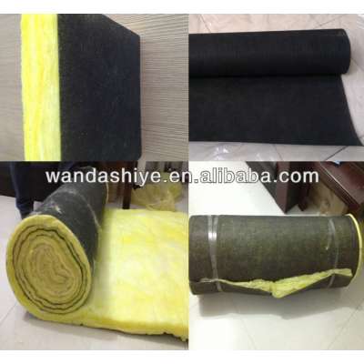 black glass fiber mat use for thermal insulation material