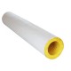 Fiber Glass wool Insulation Pipe Sections faced with an aluminium foil