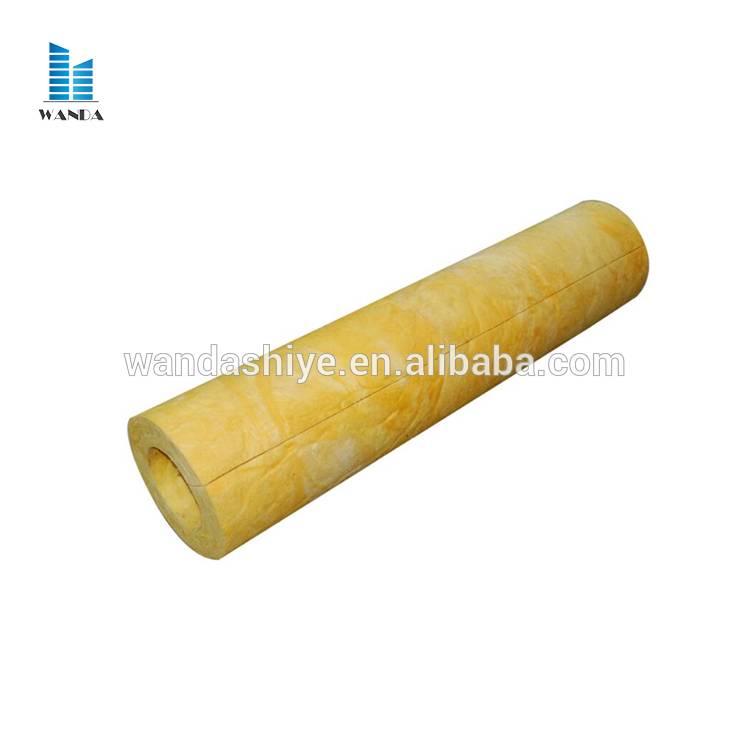 Hot sale heat insulation high quality fiber 25mm thickness glass wool pipe